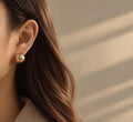 Chunky Gold Ball Earrings