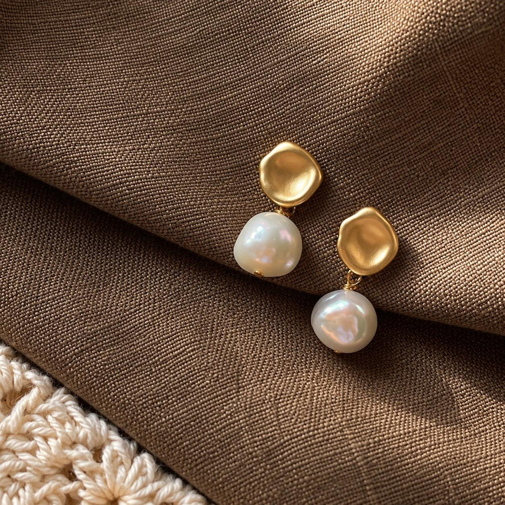 Freshwater Pearl Drop Earrings