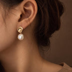 Freshwater Pearl Drop Earrings